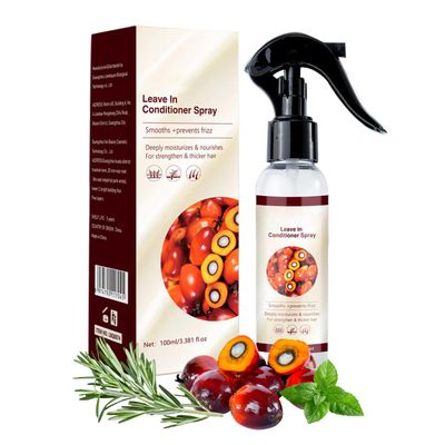 Hotiary Batana Oil Leave-in Conditioner Spray for Hair Growth, Natural Batana Oil with Rosemary Oil Peppermint Oil Spray By Dr. Sebi Hair Care for Women Men (3.38 fl oz, Batana Rosemary)