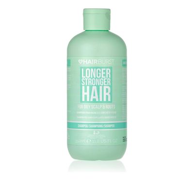 HAIR BURST Shampoo for Oily Hair - Deep Cleansing, Purifying Hydrating with Tropical Aroma - Promotes Growth, Reduces Hair Loss-Free of SLS, Silicones Parabens - Made in UK