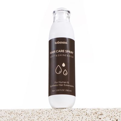hotbanana Leave-In Conditioner Spray, Anti-Frizz Conditioning Hair Detangler Spray for All Hair Types Detangler Leave In Conditioner Heat Protectant Spray for Curly, Dry Damaged Hair 3.38 fl.Oz