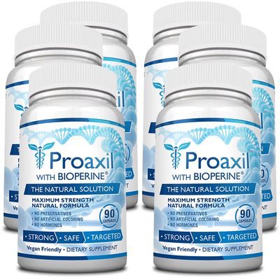 Proaxil Consumer Health 90 Capsules Each - Support Prostate Health and Performance - Zinc, Saw Palmetto, Bioperine , and Beta Sitosterol - All Natural, Vegan Friendly, Made in USA - 6 Month Supply
