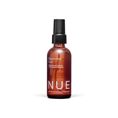 The Nue Co Magnesium Ease Skin Spray for Muscle Pain Tension Relief with Lavender Arnica Oil High Absorption Sports Recovery Sleep Vegan, Paraben-Free, Non-Toxic, 60ml