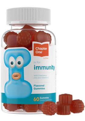 Zahler - Chapter One Immune Support Gummies for Kids with Vitamins C, Zinc Black Elderberry (60 Flavored Gummies) Kosher Immunity Vitamin C Elderberry Gummies for Kids Adults - Made in USA
