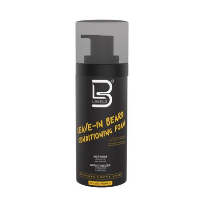 L3 - Level 3 Leave-In Beard Conditioner Foam - Beard Hydrator - Soften and Moisturizes Facial Hair