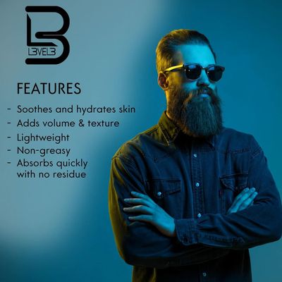 L3 - Level 3 Leave-In Beard Conditioner Foam - Beard Hydrator - Soften and Moisturizes Facial Hair