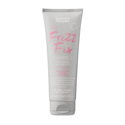 Umberto Giannini Frizz Fix Shampoo 8.4 fl Oz - for All Types of Frizzy Damaged Hair with Vegan Kertain Bond Repair - Vegan Cruelty-Free - Sulfate Free, 94 Natural