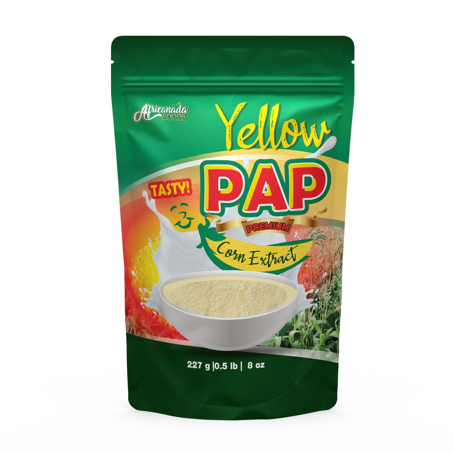 Africanada Yellow Pap Powder Ogi Fermented Corn Powder Authentic Nigerian Flavour 227g
