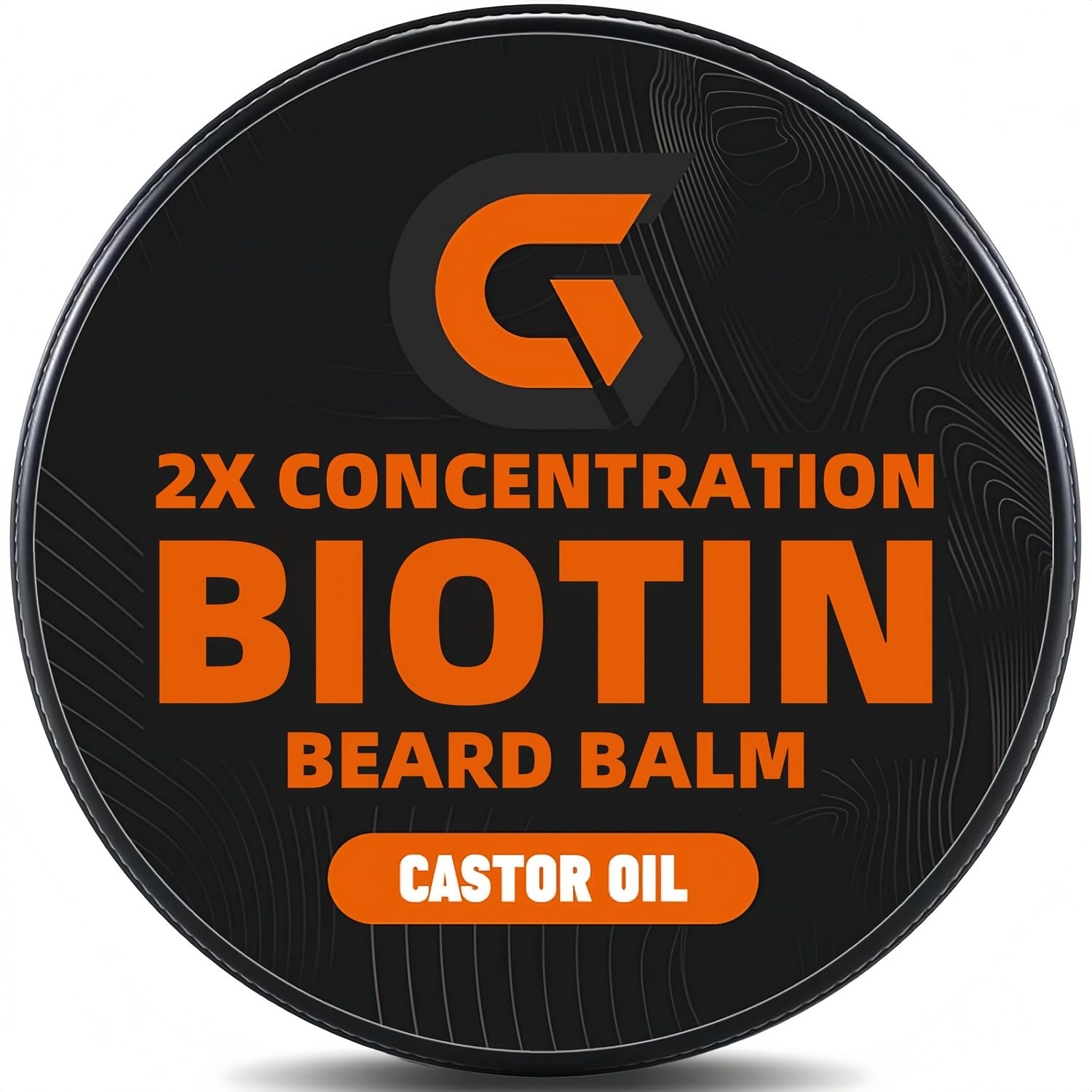 Beard Balm with 2X Concentration Biotin, Beard Growth Balm for Men - Mustache Wax Beard Conditioner for Growth - Hydrates, Thickens Facial Hair Growth - Made with Castor Oil Argan Oil - 2 Ounce