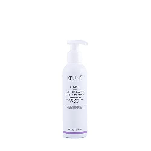 KEUNE Care Blonde Savior Leave-In Treatment, Strengthening Heat Protecting Cream for Blonde Bleached Hair, 6.8 Fl Oz