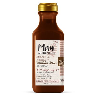 Maui Moisture Smooth Repair Anti-Frizz Curl Shampoo, vanilla bean 13 Fl Oz
