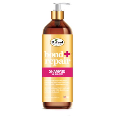 Difeel Bond Repair Sulfate Free Shampoo 33.8 oz. - Restorative Bond Shampoo, Repairing Shampoo for Natural Hair