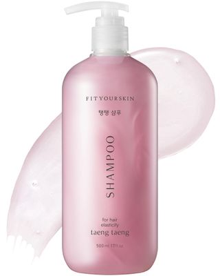 FIT YOUR SKIN TAENG TAENG Elasticity Hair Shampoo- pH 5.5 Keratin Protein Perfumed Shampoo for Thicker, Fuller Looking Hair - Rose Garden Scent - Paraben Free - 17 fl.oz