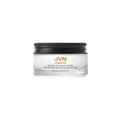 JVN Complete Instant Recovery Leave-In Anti Frizz Serum, Repairs Hair Protects Against Heat Damage, Smoothing Serum for All Hair Types, Travel Size, 0.84 Fluid Ounces