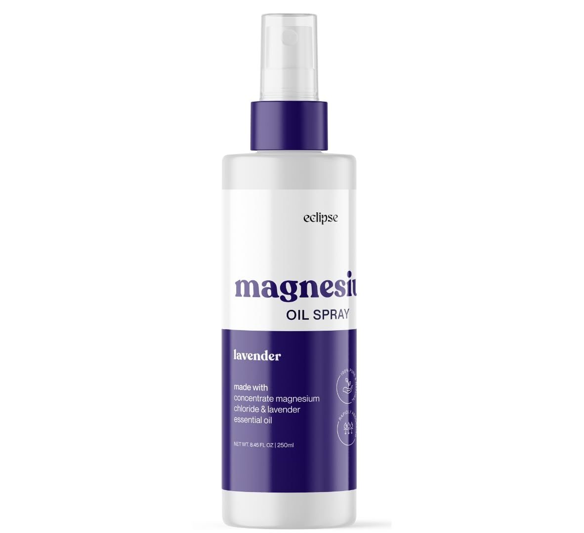 Magnesium Oil Spray, Lavender, 8.45 fl oz Improve Sleep and Muscle Recovery