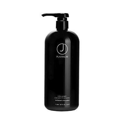 J Beverly Hills Platinum Volume Conditioner with Vitamin B5 to Prevent Hair Breakage, (32 Oz)