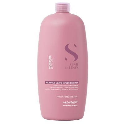 Alfaparf Milano Semi Di Lino Moisture Nutritive Leave In Hair Conditioner - Professional Quality for Softer, Shinier Hydrated Hair - SLS, Paraben Paraffin Free - Color Safe Hair Care (33.8 Fl. Oz)