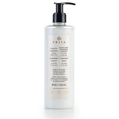 Prija Protective Hair Conditioner with Green Walnut Extract (12.84 fl oz) - For all Hair Types - Vegan Friendly - Dermatologically Tested - Made with 100 Recycled Bottle