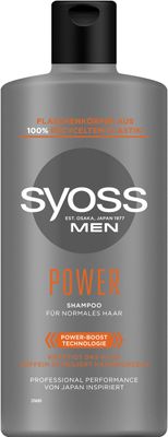 Syoss Men Power Shampoo for Strong Hair Revitalized Hair 440ml