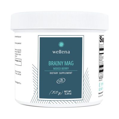 Wellena Brainy Mag by Magdalena Magnesium L-Threonate Mixed Berry Flavor 60 Servings