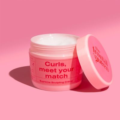 The Frontal Queen Supreme Sculpting Cr me, Frizz Control Styling Creme, Lightweight Sculptor, Moisturizing Styling, Silky Smooth Formula Curly Hair Sculpting Solution, Non-Greasy - 8.5 Fl oz
