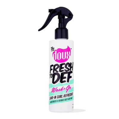 The Doux - FRESH TO DEF Curl Refresher Spray - Detangling Leave-in Conditioner for Previously Styled Curls