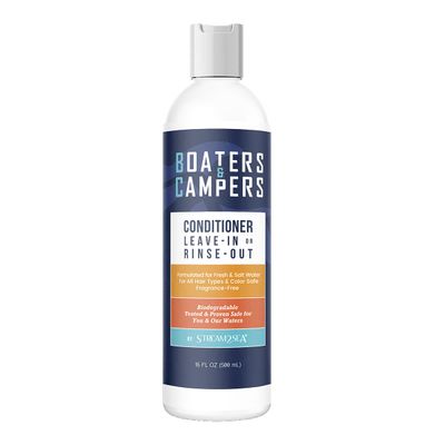 STREAM 2 SEA Boaters and Campers Hair Conditioner for Dry Damaged Hair, 16 oz Reef Safe, Fragrance Free All Natural Deep Conditioner for Camping and Boating, Paraben Free