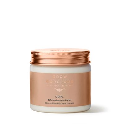 Grow Gorgeous Curl Leave-in Butter 200ml - With Hyaluronic Acid and Cocoa Butter for Smooth, Manageable, Bouncy Curls - Vegan