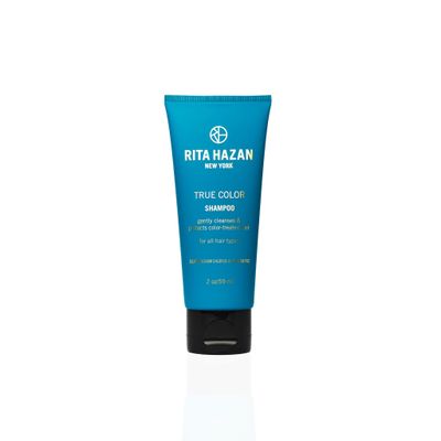 Rita Hazan True Color Shampoo for Color Treated Hair - Cleanses Protects Color for All Hair Types - Strengthen, Repair Nourished Restores Hair - 2 oz. Travel Size - Color Treated Shampoo