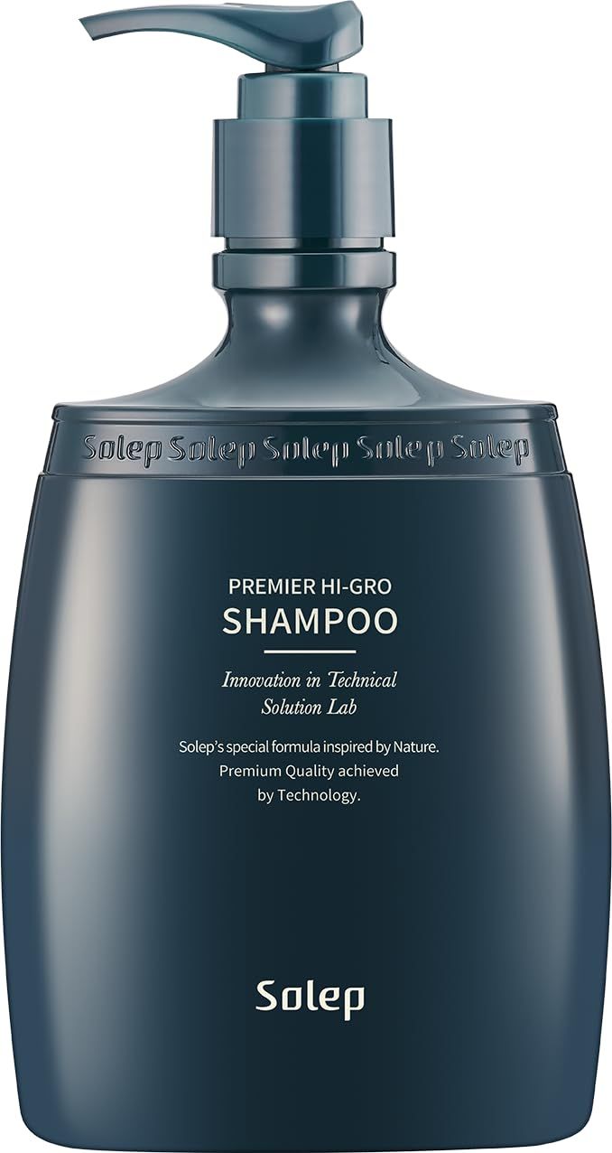 Solep Premier Hi-gro Shampoo 300ml Gentle Deep Cleanse Refresh Strengthen Roots