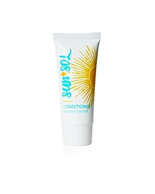 World Amenities Sun Sol Bulk Hydrating Conditioner With Warm Coconut Vanilla Fragrances, Travel Size Toiletries, Mini Hotel Amenities