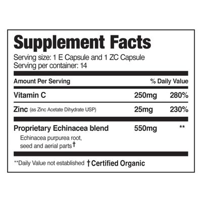 EZC Pak 5-Day Tapered Immune Support Booster - Vitamin Immune Support Supplement, Echinacea, Zinc Vitamin C, Immune Boosters for Adults - Immune Support Vitamins (Pack of 6)