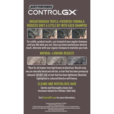 Just For Men Control Gx 4 Ounce 2-N-1 Shampoo Conditioner (Pack of 2)