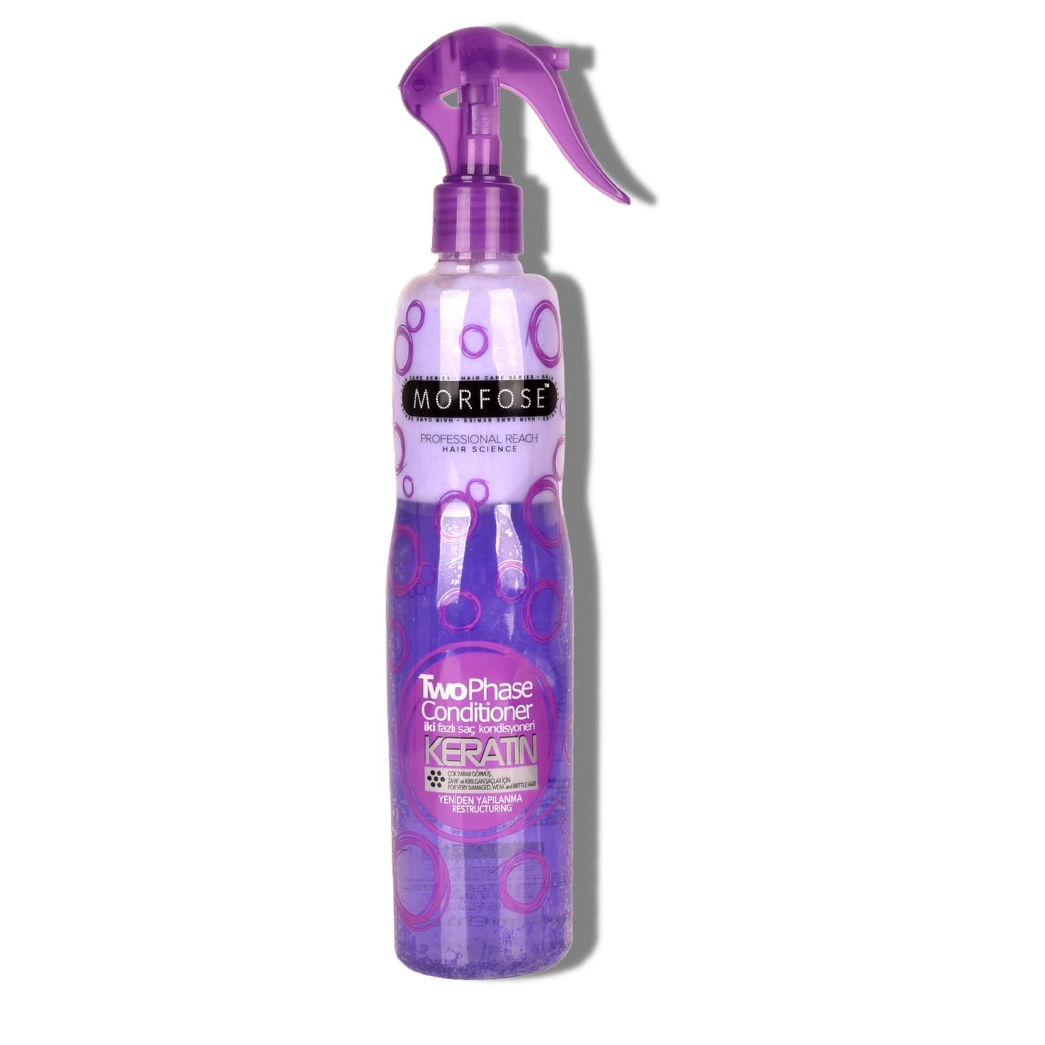 Morfose Professional Keratin Leave-In Conditioner, Heat Protectant for Hair, Heat Spray Protection for Hair, Detangler Spray, Protector Termico para Cabello, (large, 13.52 Fl Oz)