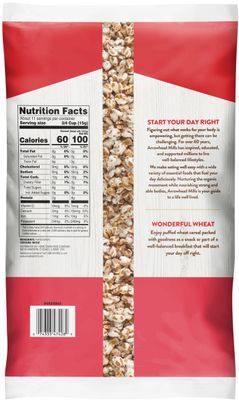 Arrowhead Mills Cereal, Puffed Wheat, 6 oz. Bag