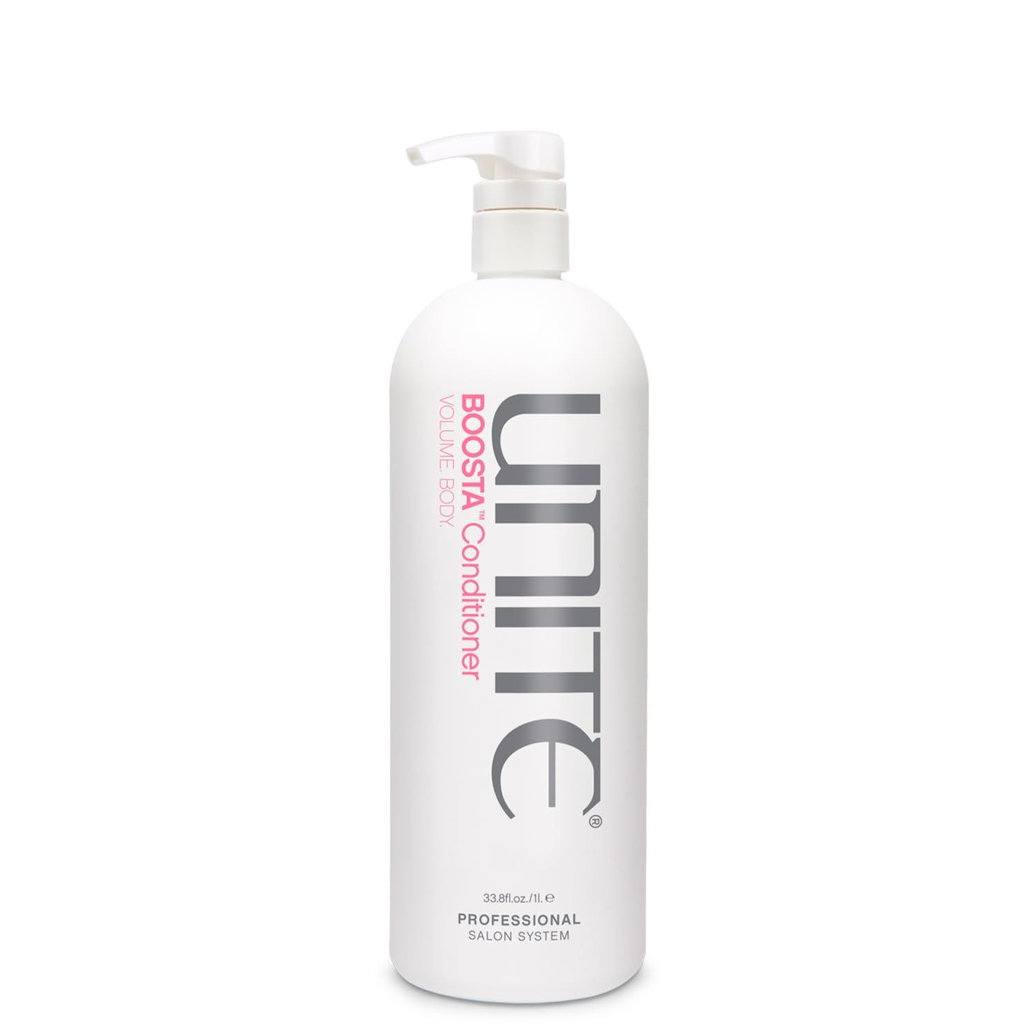 UNITE Hair - BOOSTA Conditioner - Volumizing - Body - Pump, Hydrates, Shine, Protects, Fine Hair, 1L