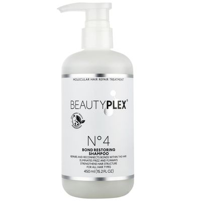 BEAUTY PLEX Beautyplex 4 Bond Restoring Shampoo Molecular Hair Repair Treatment Fino Strengthens, Nourishes, Moisturizes Repairs Hair Structure. 450ml. (15.2 oz)