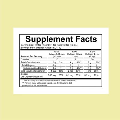 CHILDLIFE ESSENTIALS Liquid Zinc Plus - Zinc for Kids, Zinc Supplements, Zinc Drops, Pure Zinc Liquid, Toddler Zinc, Zinc Gluconate Copper, Immune Support - Mango Strawberry, 4 Fl Oz (Pack of 1)