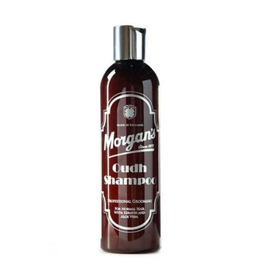Morgan&#39;s Pomade Oudh Fragranced Shampoo for Normal Hair, Boosts Hair Vitality and Shine, Moisturises the Scalp, with Keratin and Aloe Vera 8.7 Fl Oz