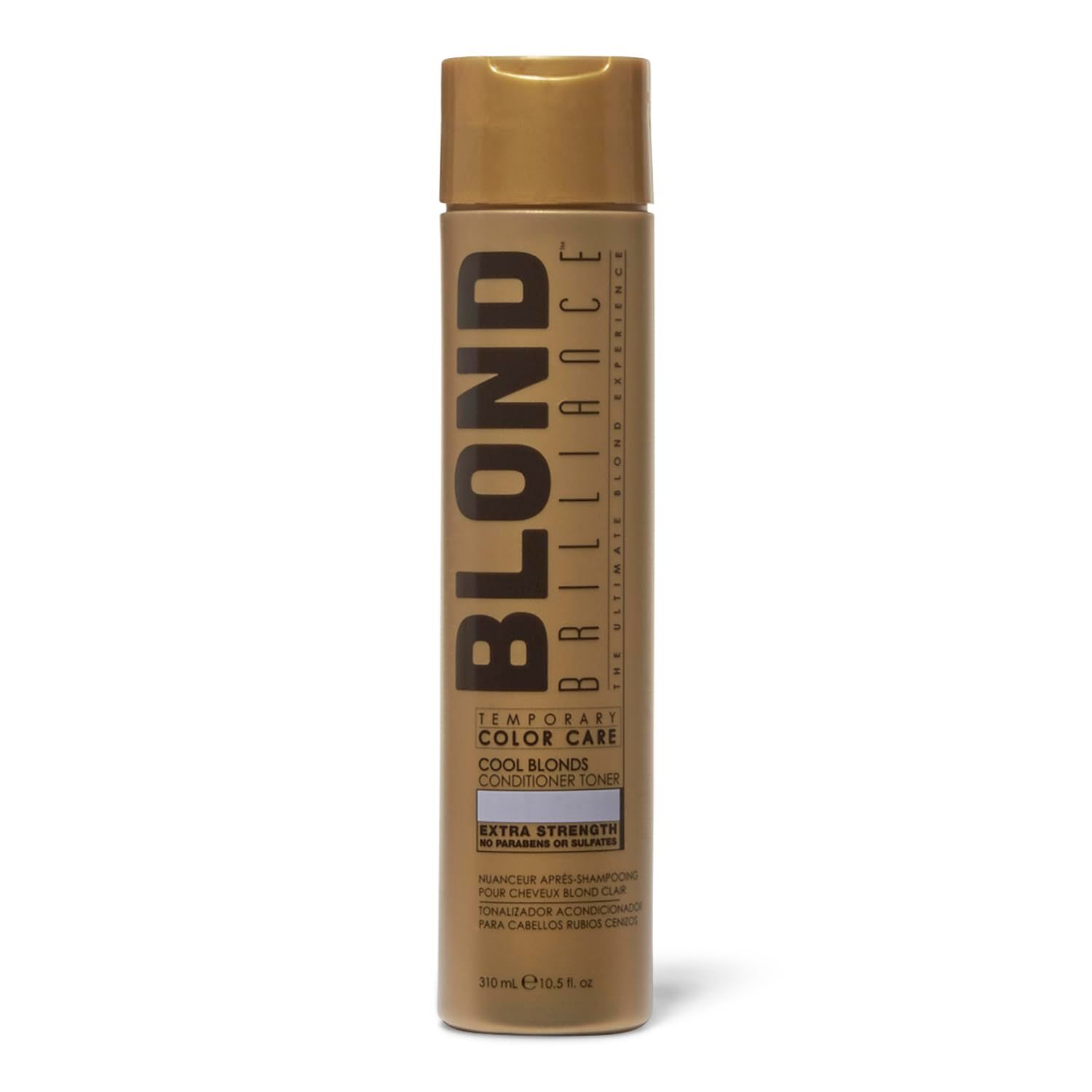 Blond Brilliance Temporary Color Care Cool Blond Conditioner Toner, Paraben Free, Sulfate Free, Strengthening, 10.5 Oz