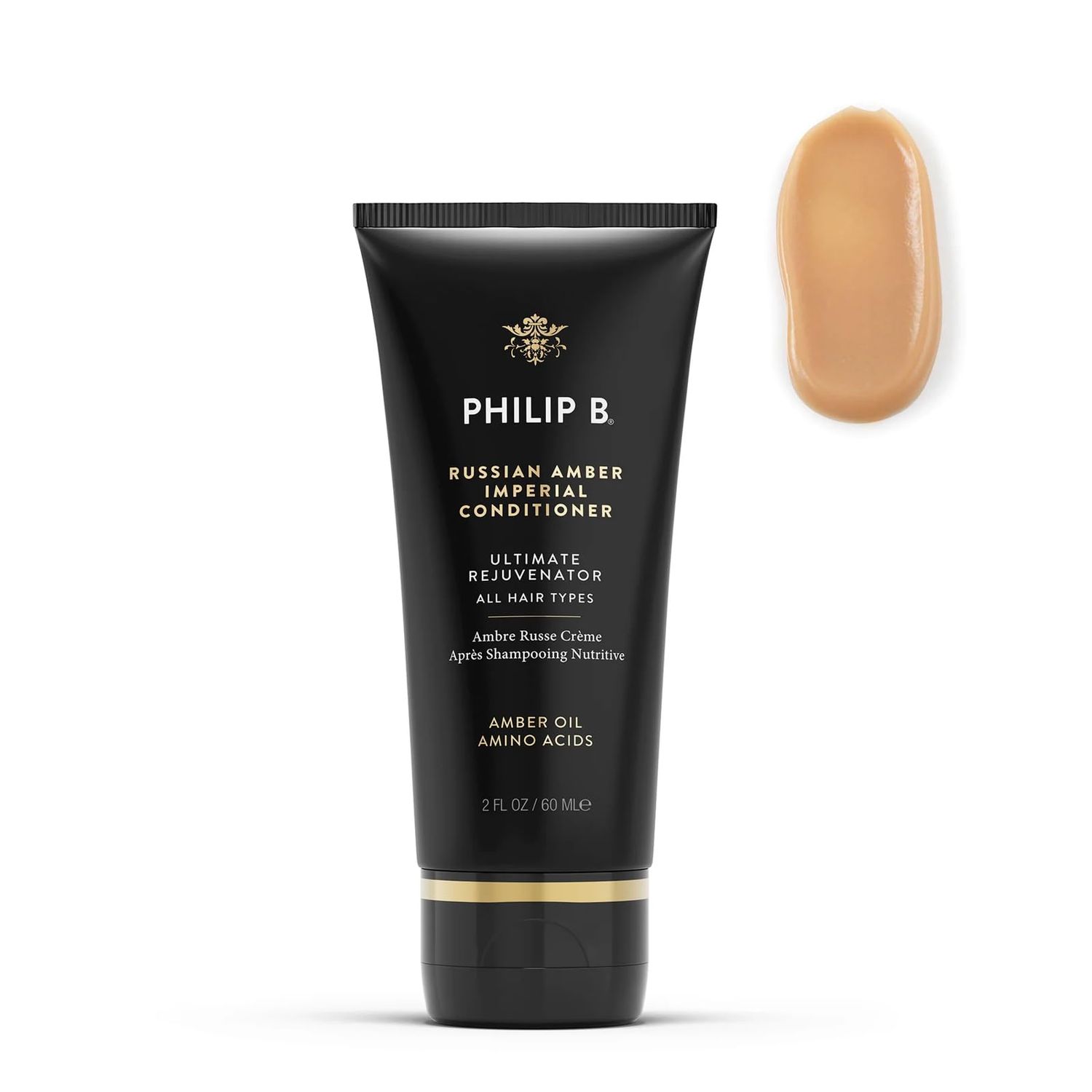 PHILIP B Russian Amber Imperial Conditioner 2 oz. (60 ml) Restorative, Color-protective, Weightless Hydration
