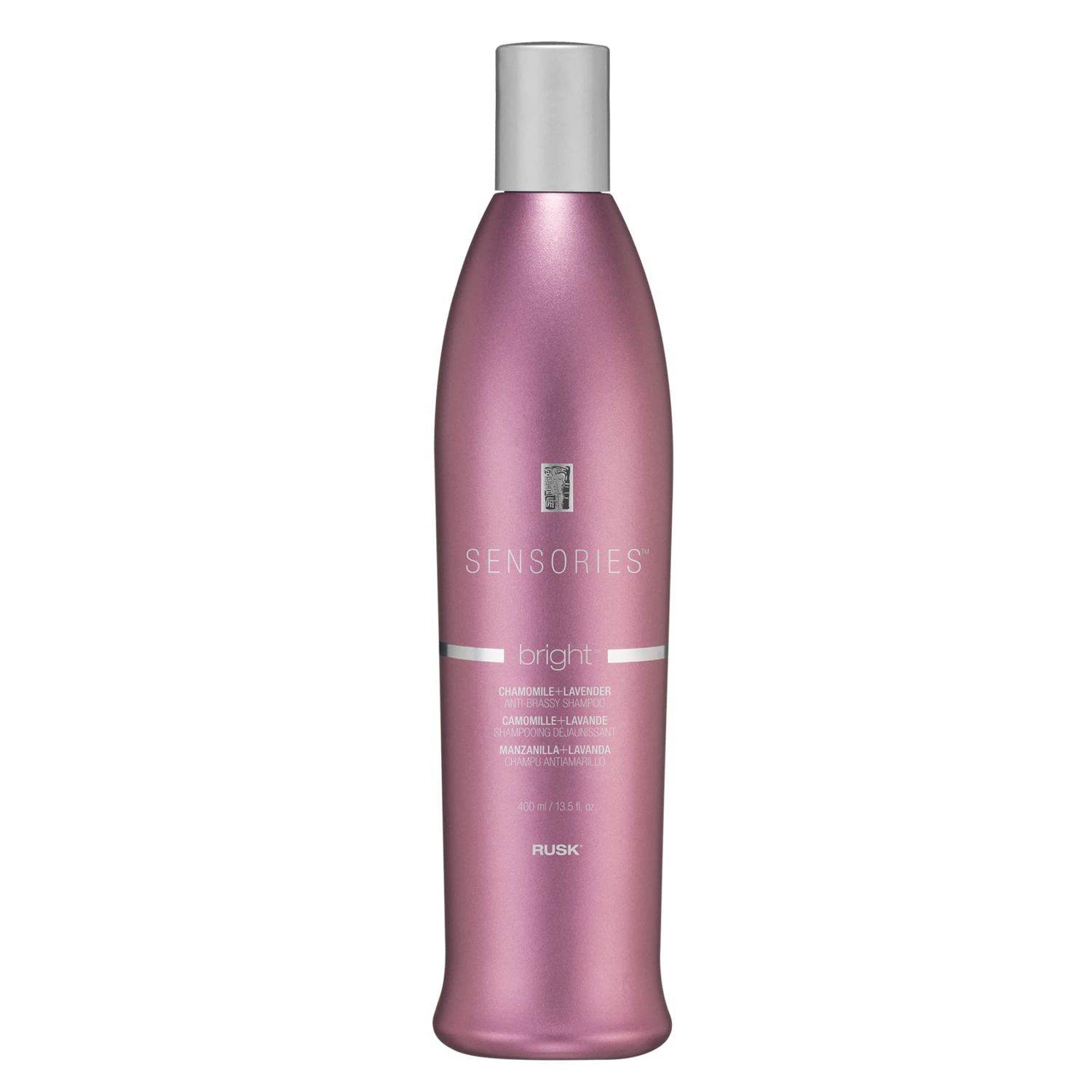 RUSK Sensories Bright Chamomile and Lavender Brightening Shampoo, Adds Shine Back Into Hair 13.5 fl. oz.