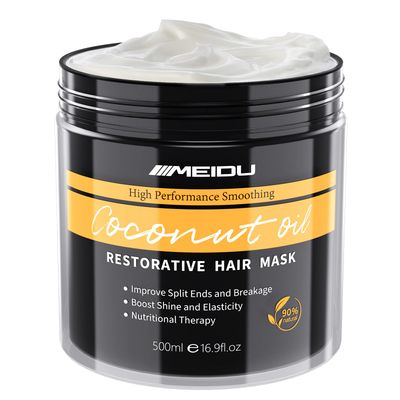 MEIDU Hair Treatment Mask - Hair Conditioning Masque for Dry Damaged or Colored Hair - Repair Deep Hydrating Moisturizing Nourishing with Keratin Coconut Oil Cruelty-free All Hair Types(16.9 Fl Oz)
