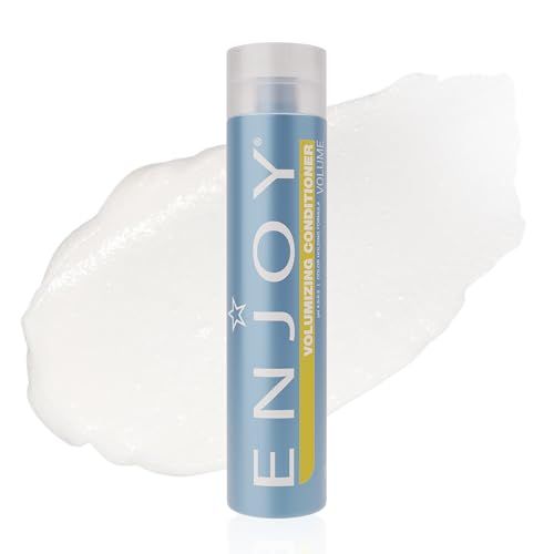 ENJOY Hair Care Volumizing Conditioner, Hair Conditioner For Damaged Hair, Conditioner Curly Hair Products, Sulfate Free, Gluten Free, Paraben Free - 10 Fl Oz