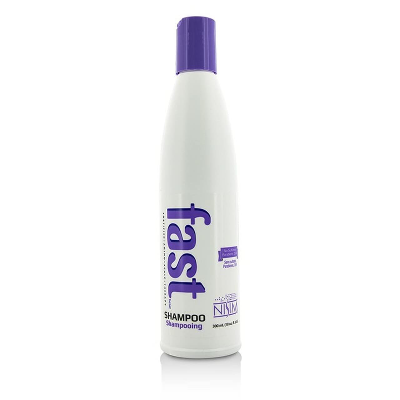 Nisim F.A.S.T. Fortified Amino Scalp Therapy Shampoo, 10 fl oz - Supports Faster Hair Growth with Essential Nutrients, Amino Acids Proteins - Sulfate, Paraben-free