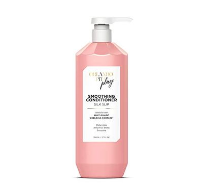 ORLANDO PITA PLAY Salon Size Silk Slip Smoothing Conditioner for Textured, Damaged or Color-Treated Hair, Detangles, Amplifies Shine Controls Frizz, 27 Fl. Oz.