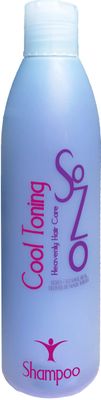 SoZo Toning Shampoo for Brunette Hair 8oz Liquid Sulfate Free Blue Shampoo for Brassy Hair To Eliminate Unwanted Orange and Golden Tones In-Salon Toning Service at Home