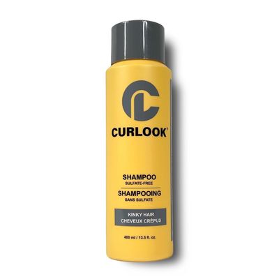 CURLOOK Shampoo for Kinky-Coily Hair Sulfate-Free - 400ml (13.5 oz) Gently Cleanses, Moisturizes, Maintains, and Defines Kinks Made in Canada Curly Hair Products