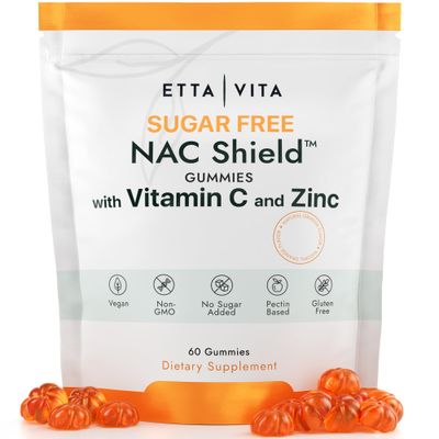 Sugar-Free NAC Gummies (Immune Support Complex) N-Acetyl Cysteine, Vitamin C Zinc - Supports Respiratory Health, Liver Detox Cleanse, Kidney Function, NAC Supplement for Kids and Adults - Vegan