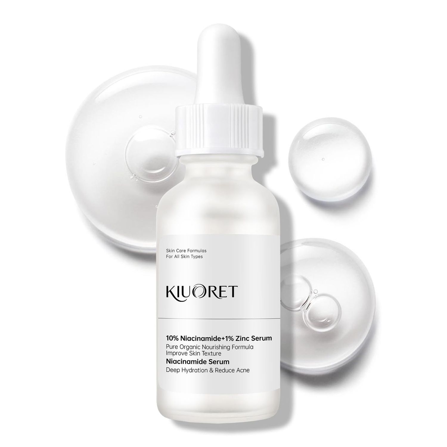 Niacinamide 10 Zinc 1 Serum for Face, Niacinamide Serum for Oil Control, Pores Minimizer, Tones Skin, Niacinamide Facial Serum With Hyaluronic Acid for Deep Hydration for All Skins, 30ml