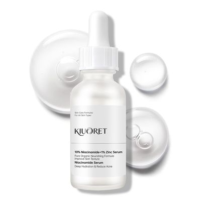 Niacinamide 10 Zinc 1 Serum for Face, Niacinamide Serum for Oil Control, Pores Minimizer, Tones Skin, Niacinamide Facial Serum With Hyaluronic Acid for Deep Hydration for All Skins, 30ml