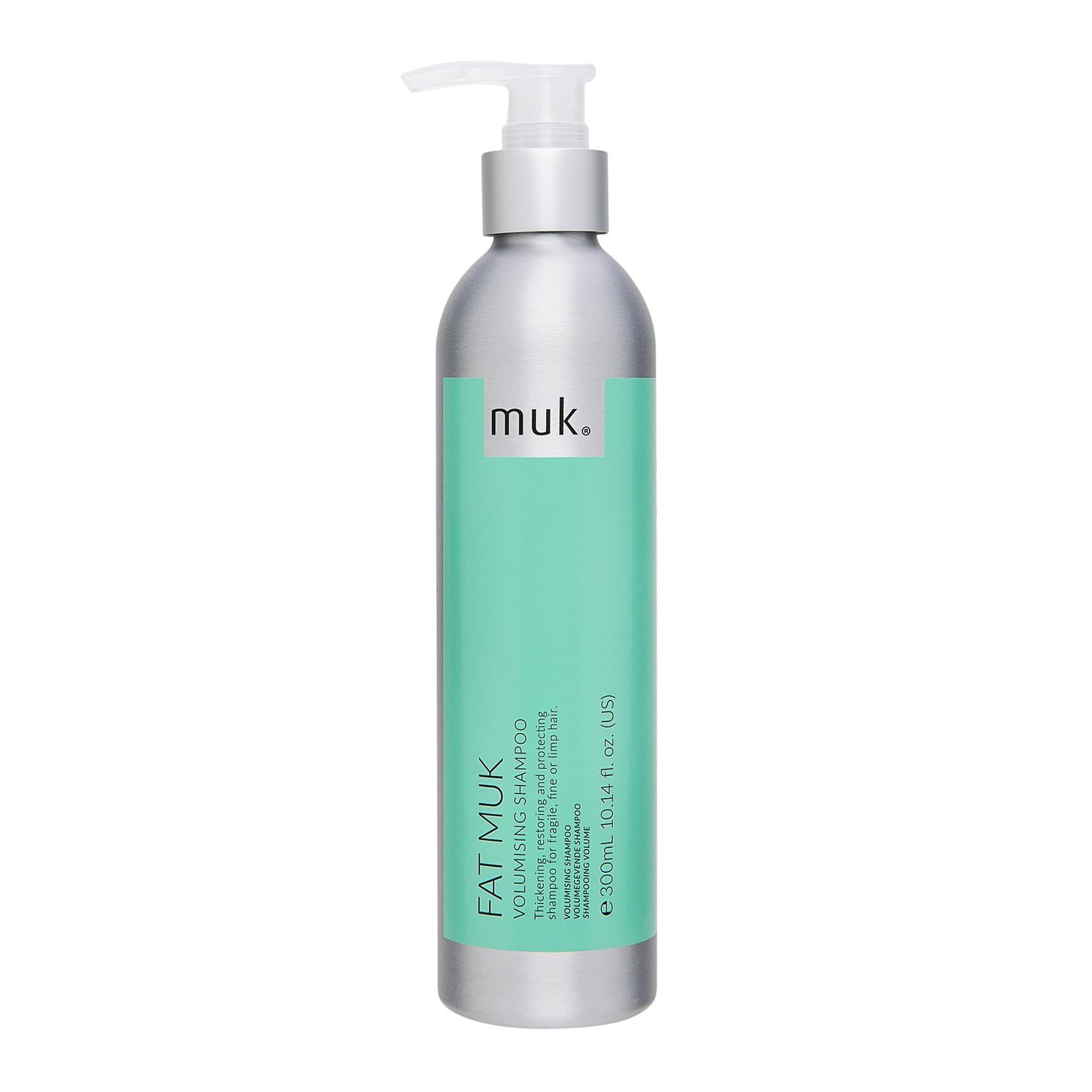 MUK. Haircare Fat Volumising Shampoo, Thickens Strengthens Hair - 300ml